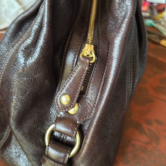 Coach 14313 Brown Leather Maggie Madison Women's Bag - Picture 12 of 15